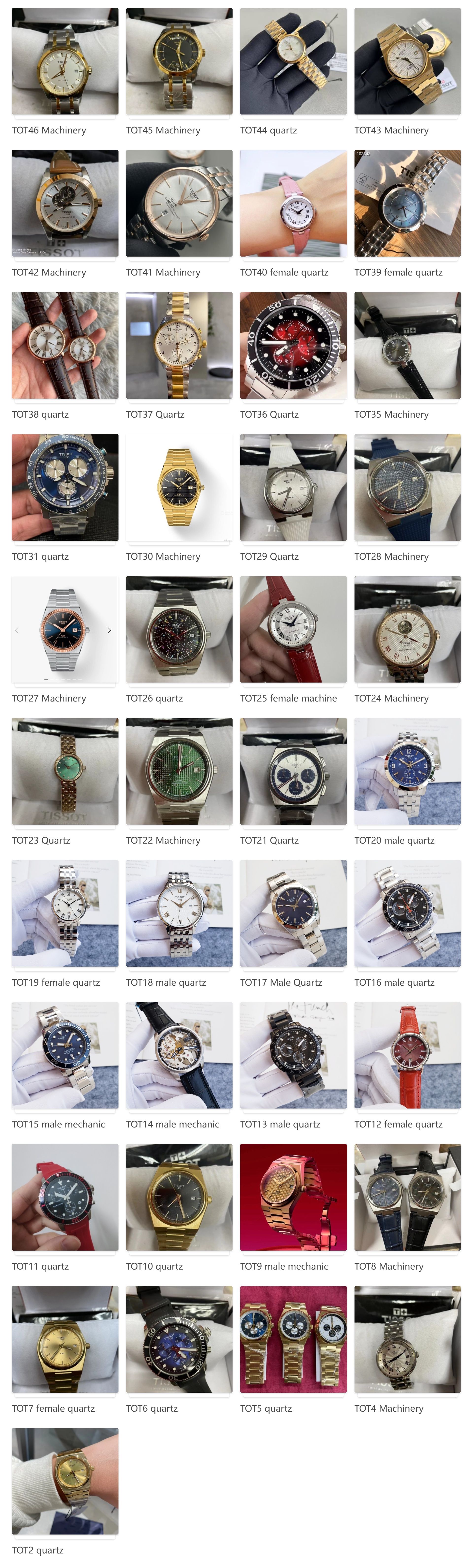 relojes clones tissot mexico